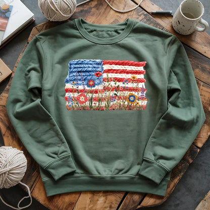 Flowers, Stripes & Skeins Sweatshirt