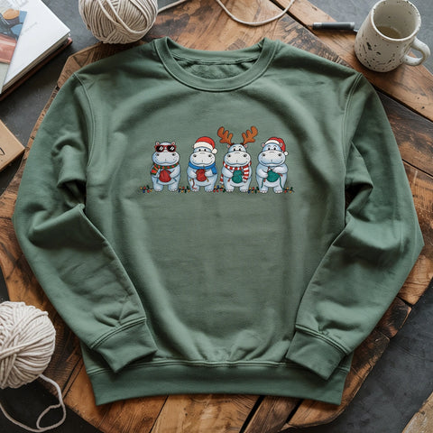 Hippo Knitmas Sweatshirt