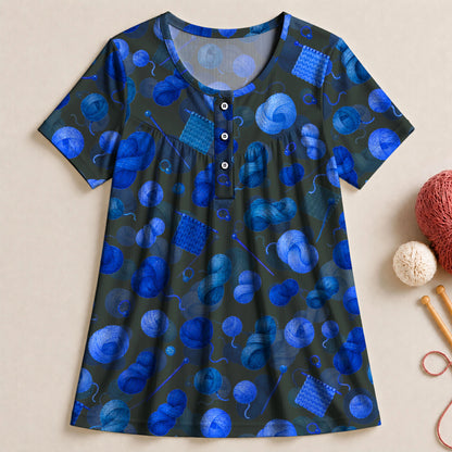 Indigo Knitting Notions Blouse
