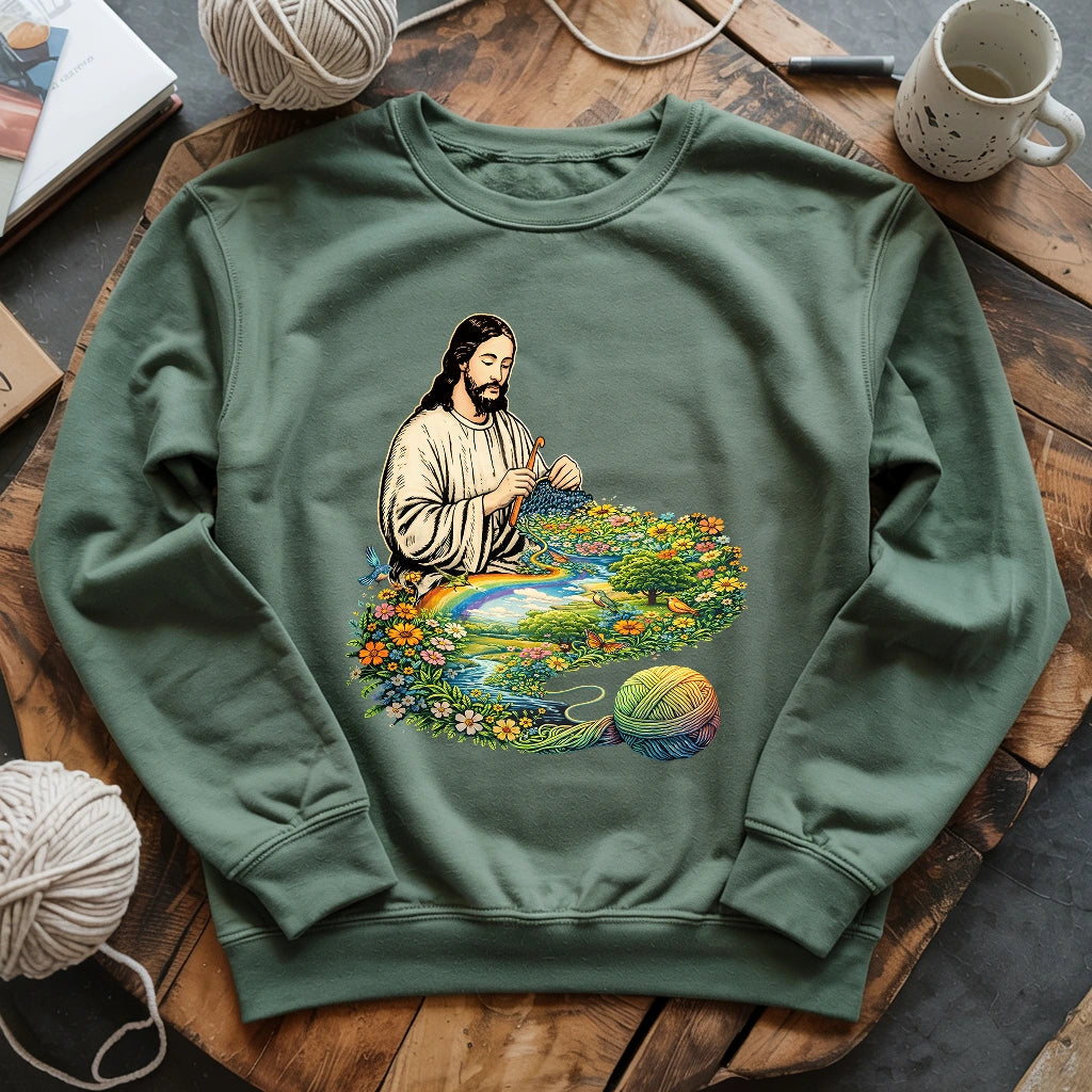 Jesus Crochet Life Sweatshirt
