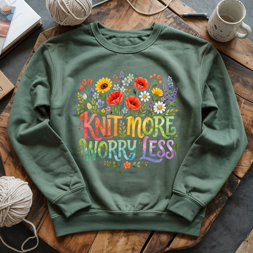 Knit More & More Sweatshirt
