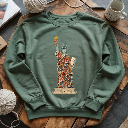 Liberty Covered In Granny Square Sweatshirt