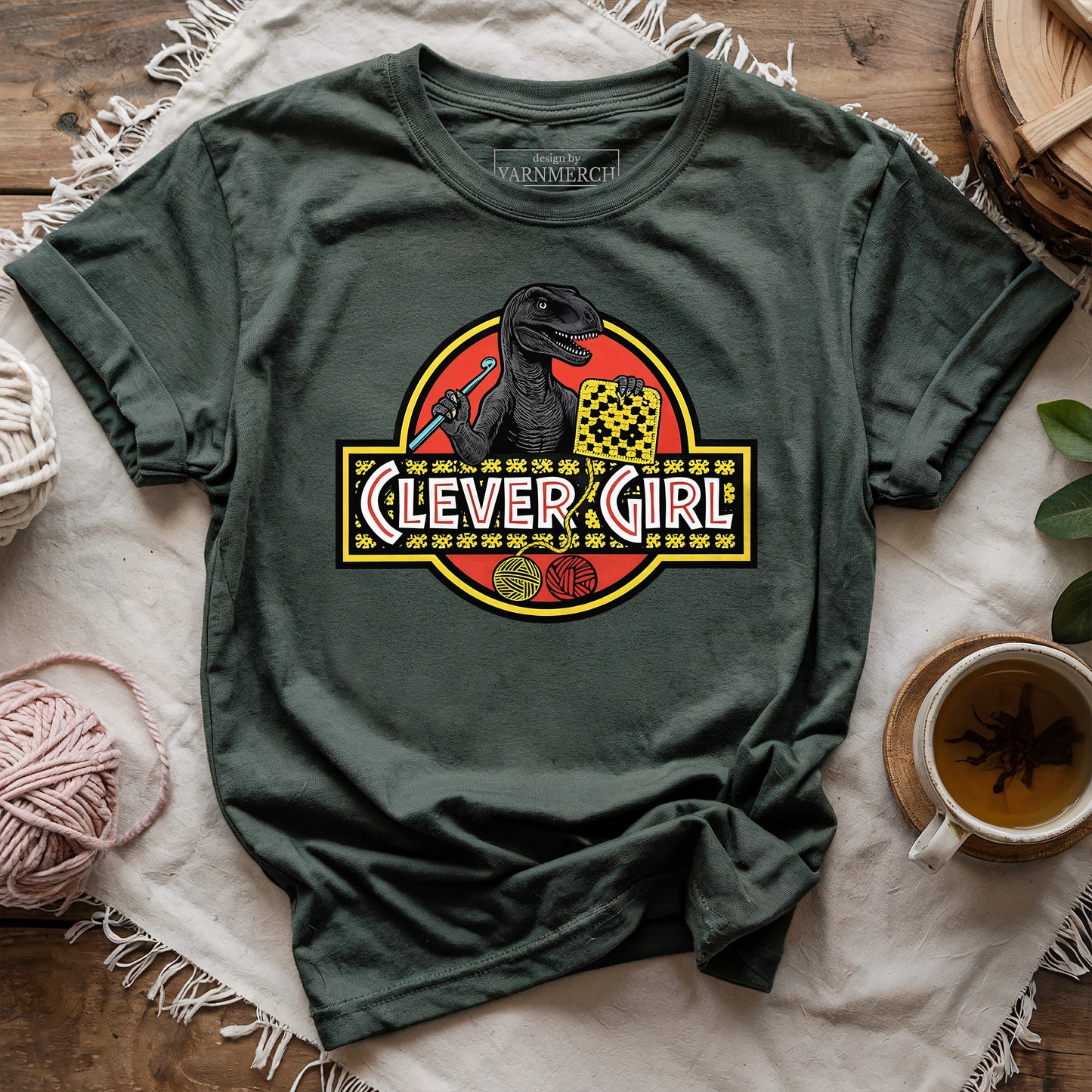 Clever Girl Crochet T-shirt