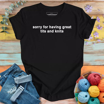 Great Tits And Knits T-shirt
