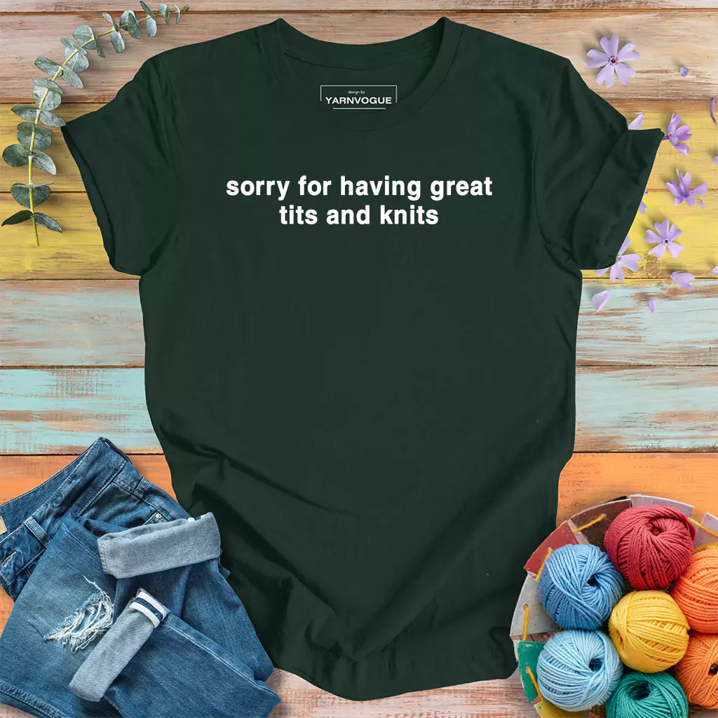 Great Tits And Knits T-shirt