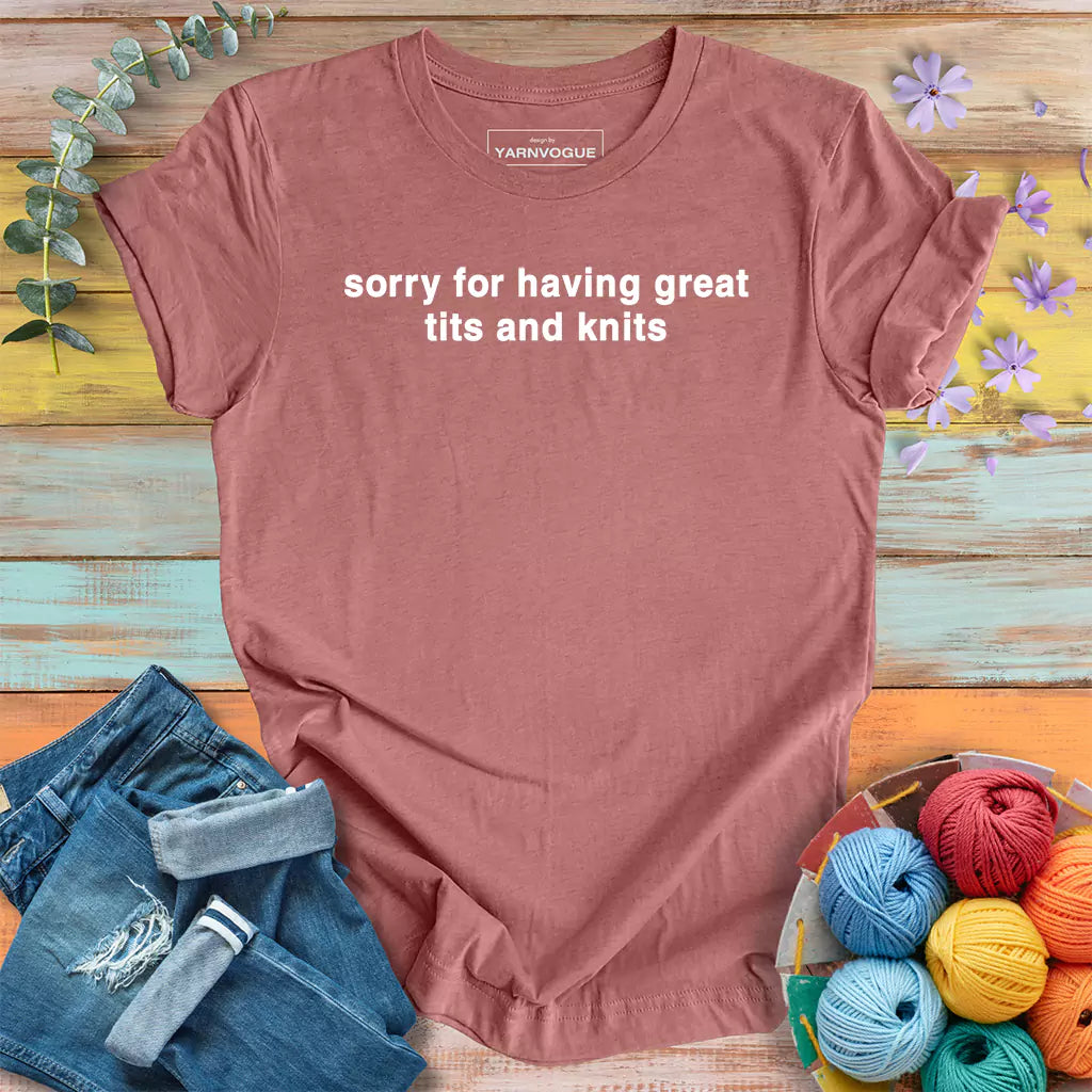 Great Tits And Knits T-shirt