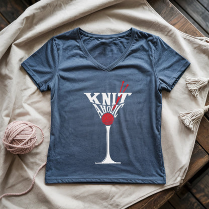 Knit Aholic Lady V-neck