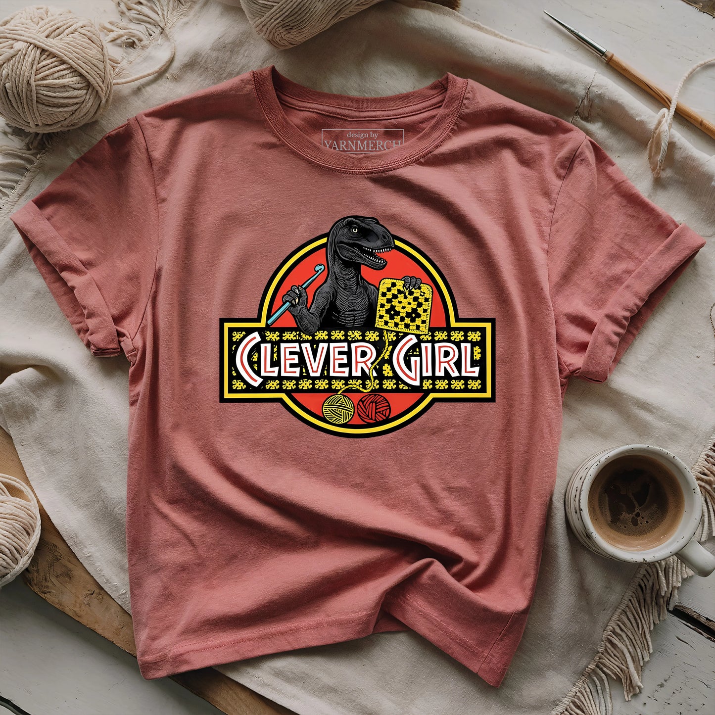 Clever Girl Crochet T-shirt