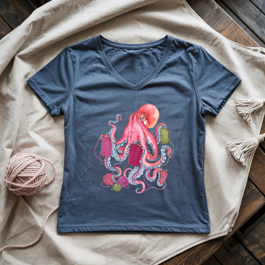 Color Craftopus Lady V-neck