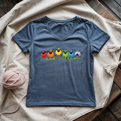 Color Wools Lady V-neck