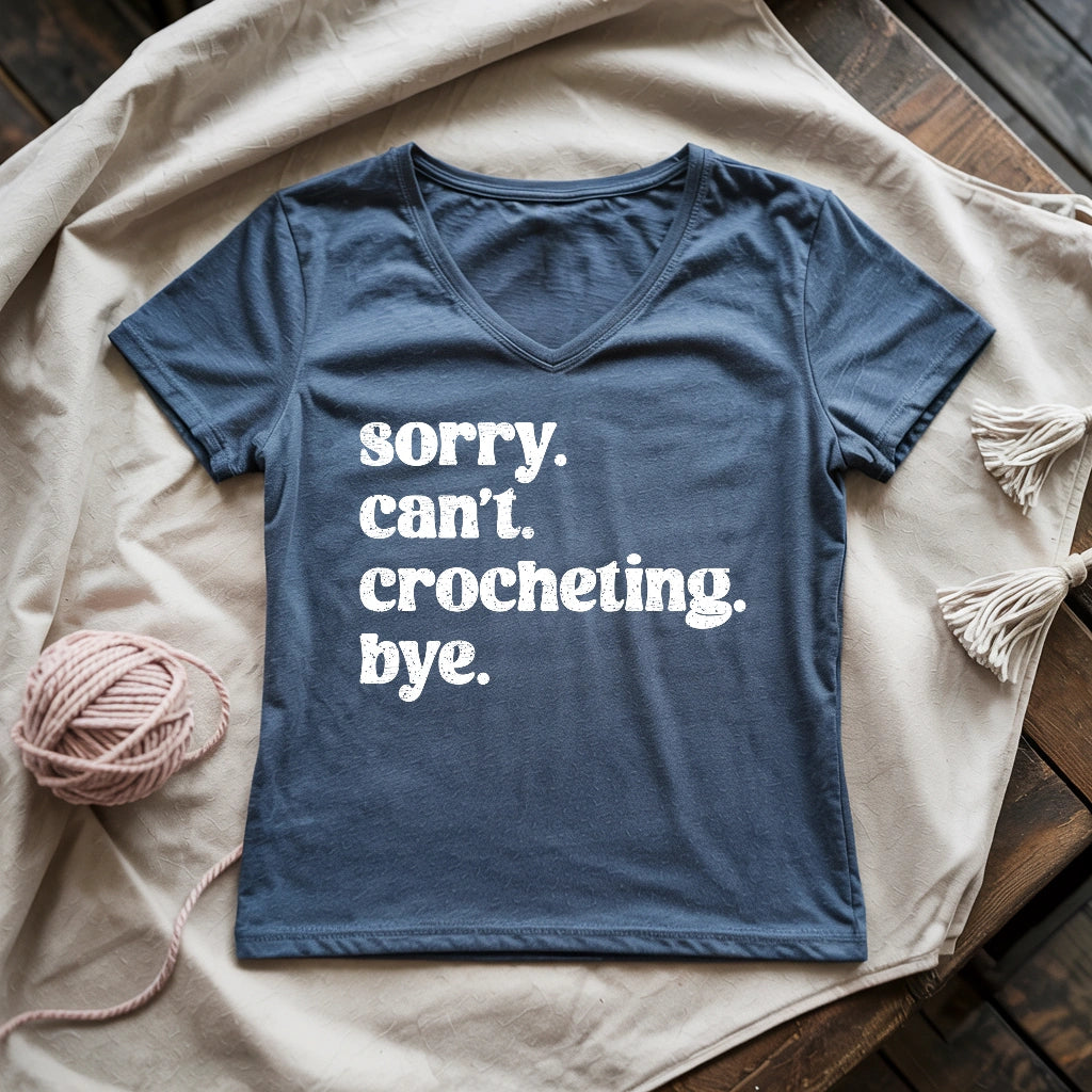 Crocheting. Bye Lady V-neck