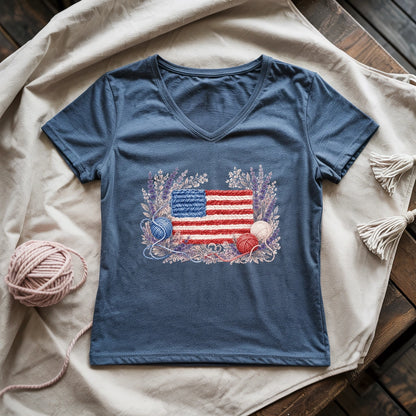Floral Liberty Lady V-neck