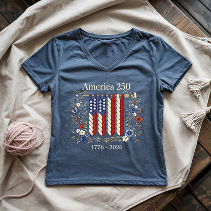 Knitberty In Bloom Lady V-neck