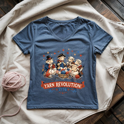 Yarn Revolution 1776 Lady V-neck