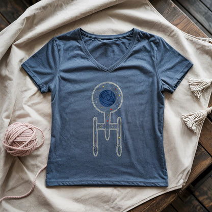 Yarn Trek Lady V-neck
