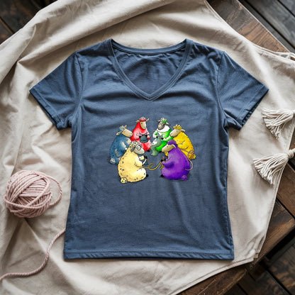 Yarnority Lady V-neck