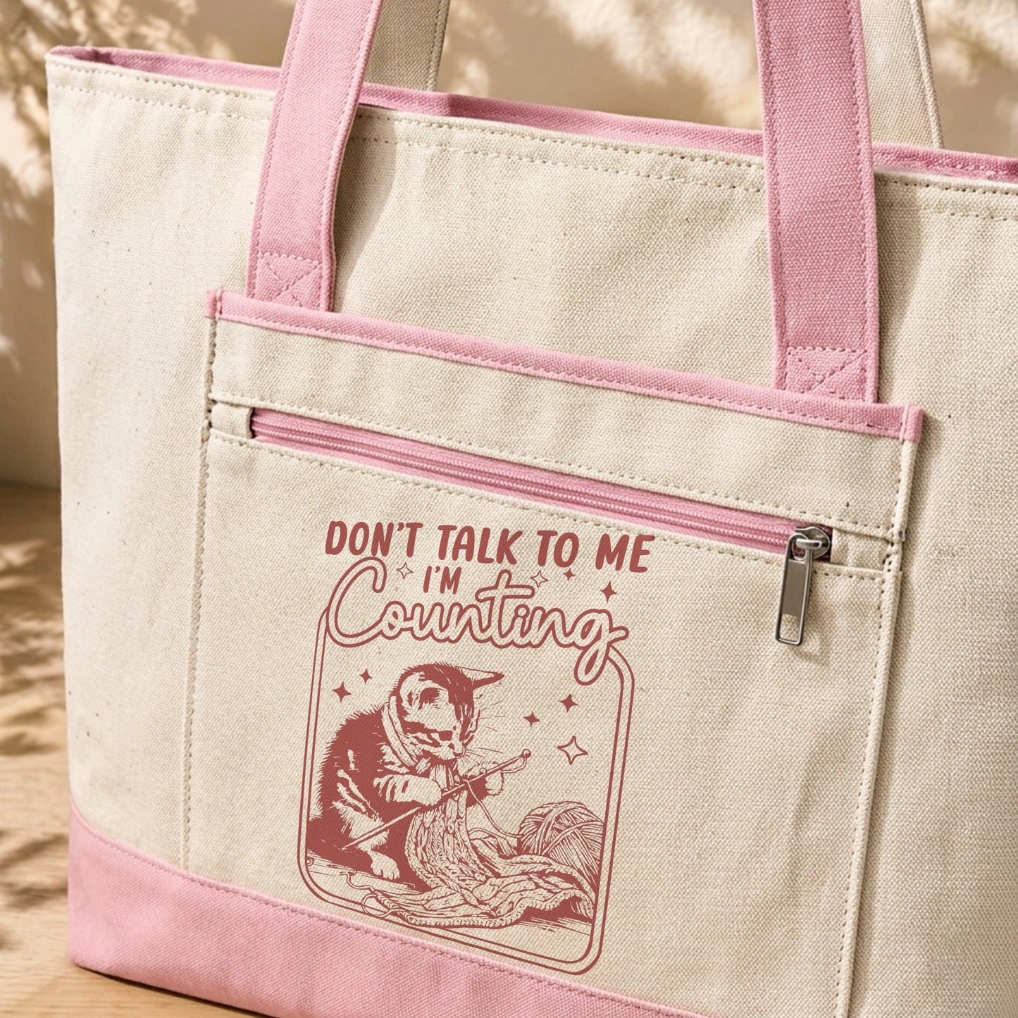 Shh... I'm Counting Tote