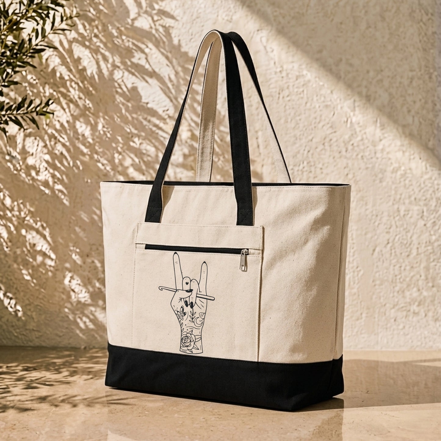 Crocheting Rock Tote