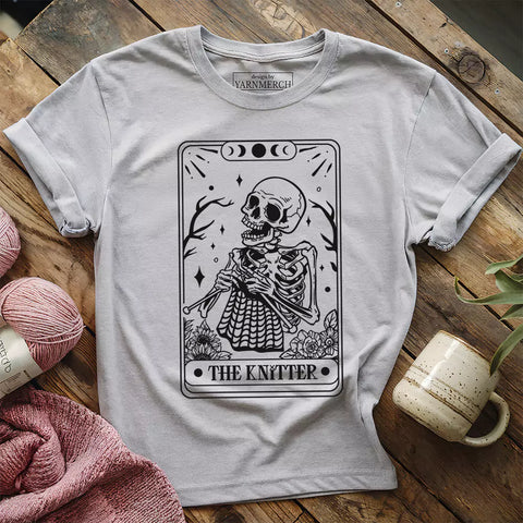 Knitter Tarot Card T-shirt