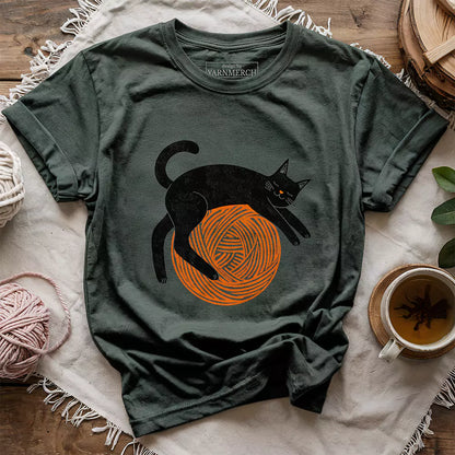 Lazy Cat & Yarn T-shirt
