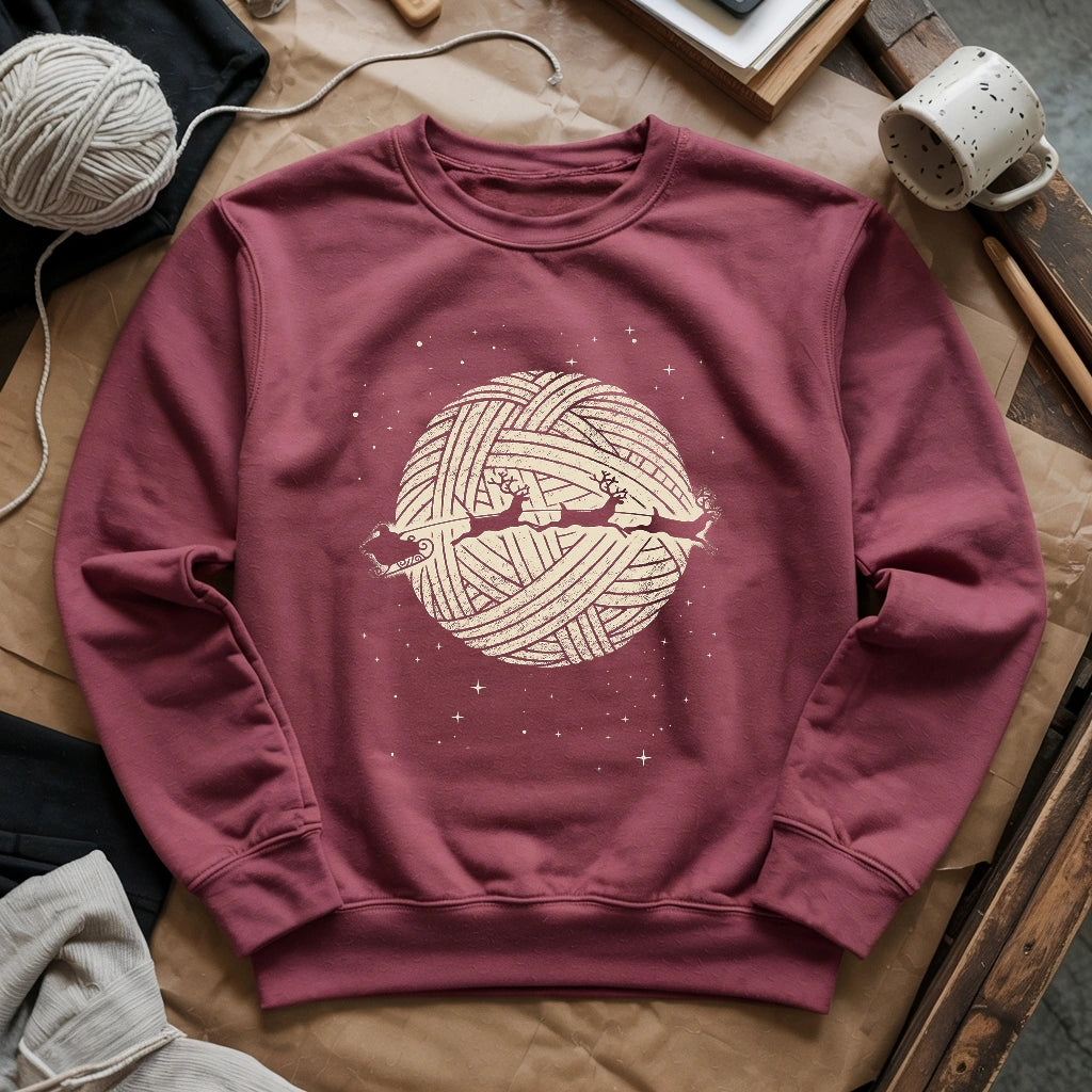 Christmas Yarn Night Sweatshirt