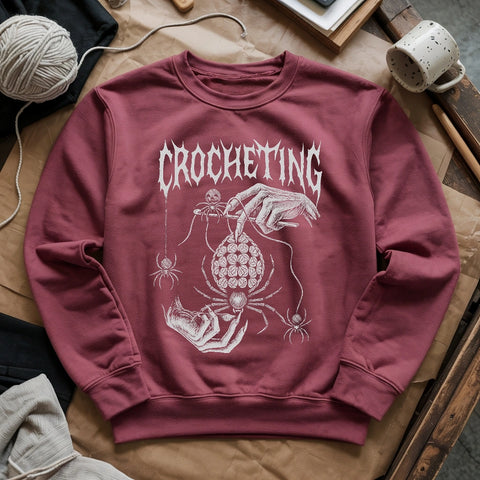 Gothic Crocheter Sweatshirt