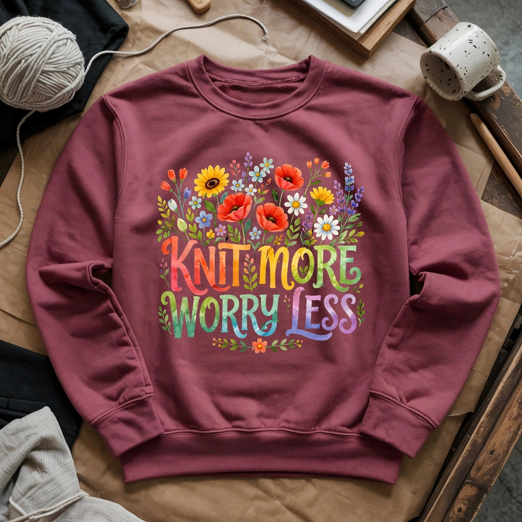 Knit More & More Sweatshirt