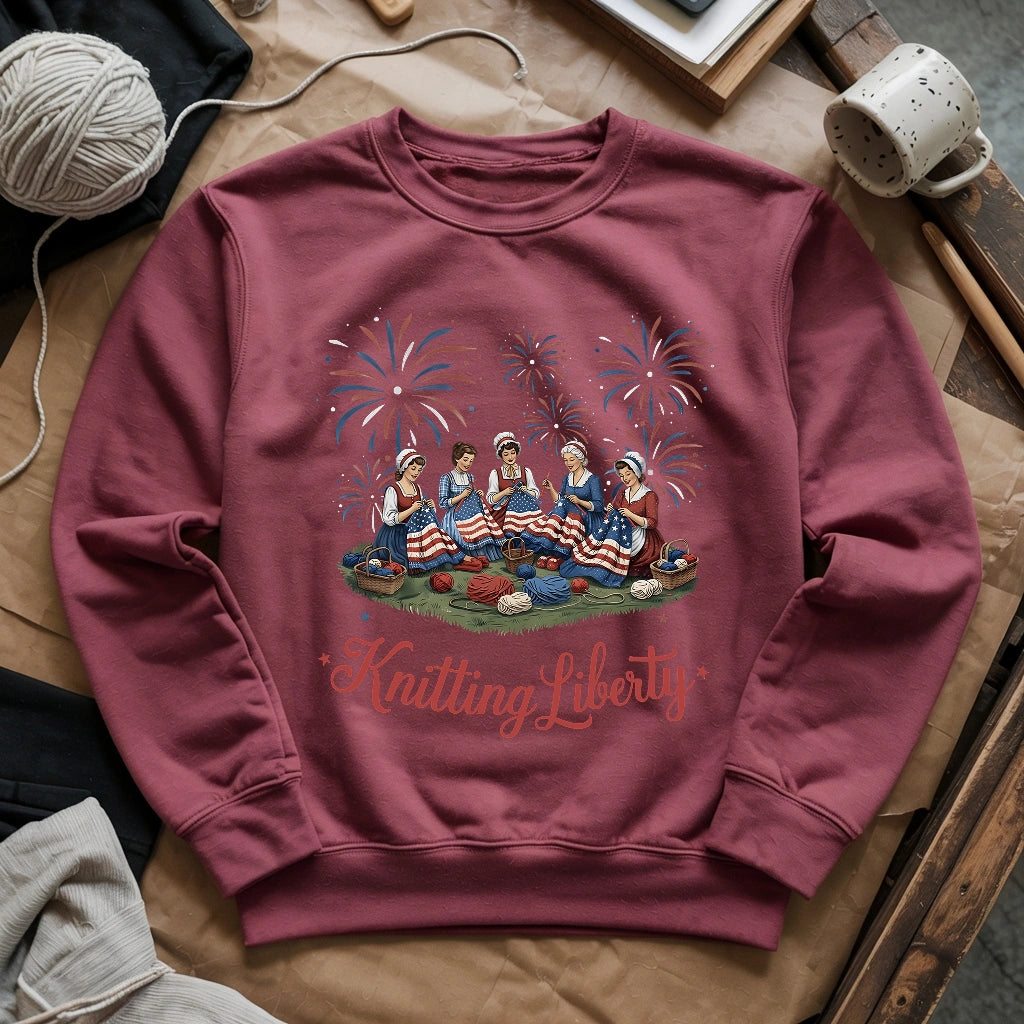 Knitting Liberty Sweatshirt