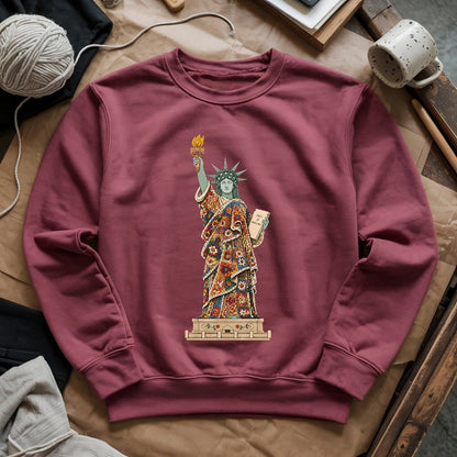 Liberty Covered In Granny Square Sweatshirt