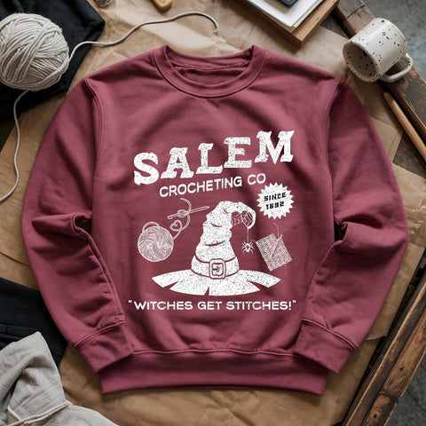 Salem Crocheting Sweatshirt