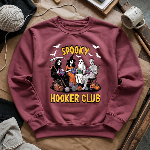 Spooky Crochet Club Sweatshirt