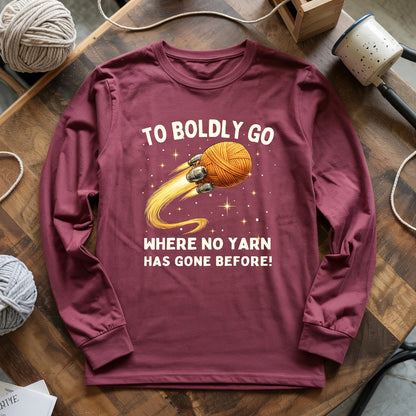 To Boldly Yarn Long Sleeve T-shirt