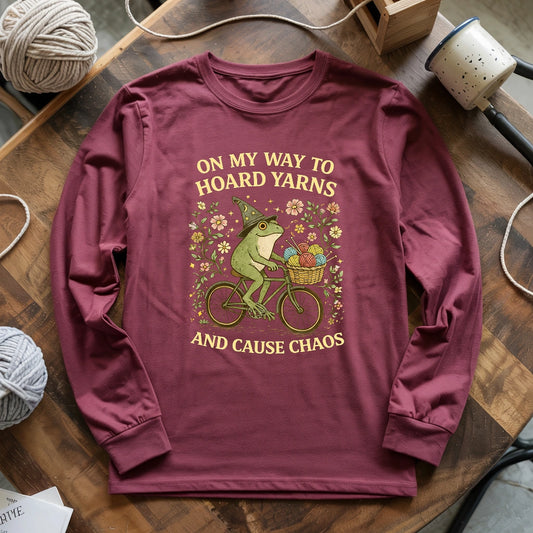 Way To Hoard Yarns Long Sleeve T-shirt
