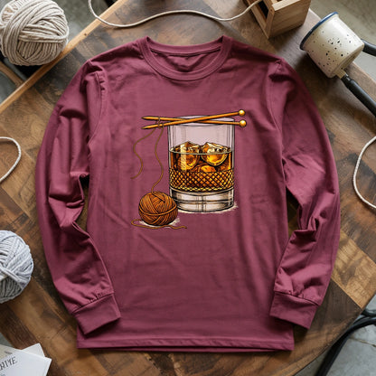 Whiskey And Yarn Long Sleeve T-shirt