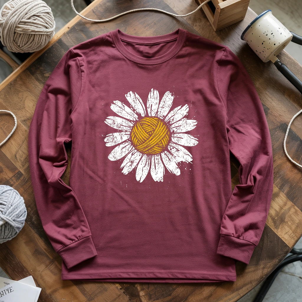 Yarn Daisy Long Sleeve T-shirt