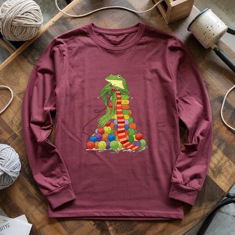 Yarn Frogging Long Sleeve T-shirt
