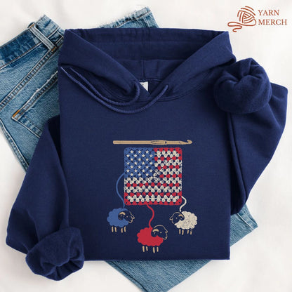 America Granny Flock Hoodie