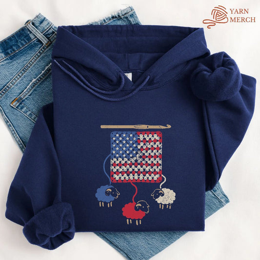 America Granny Flock Hoodie