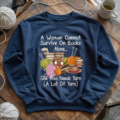 Books & Yarn Lover Sweatshirt
