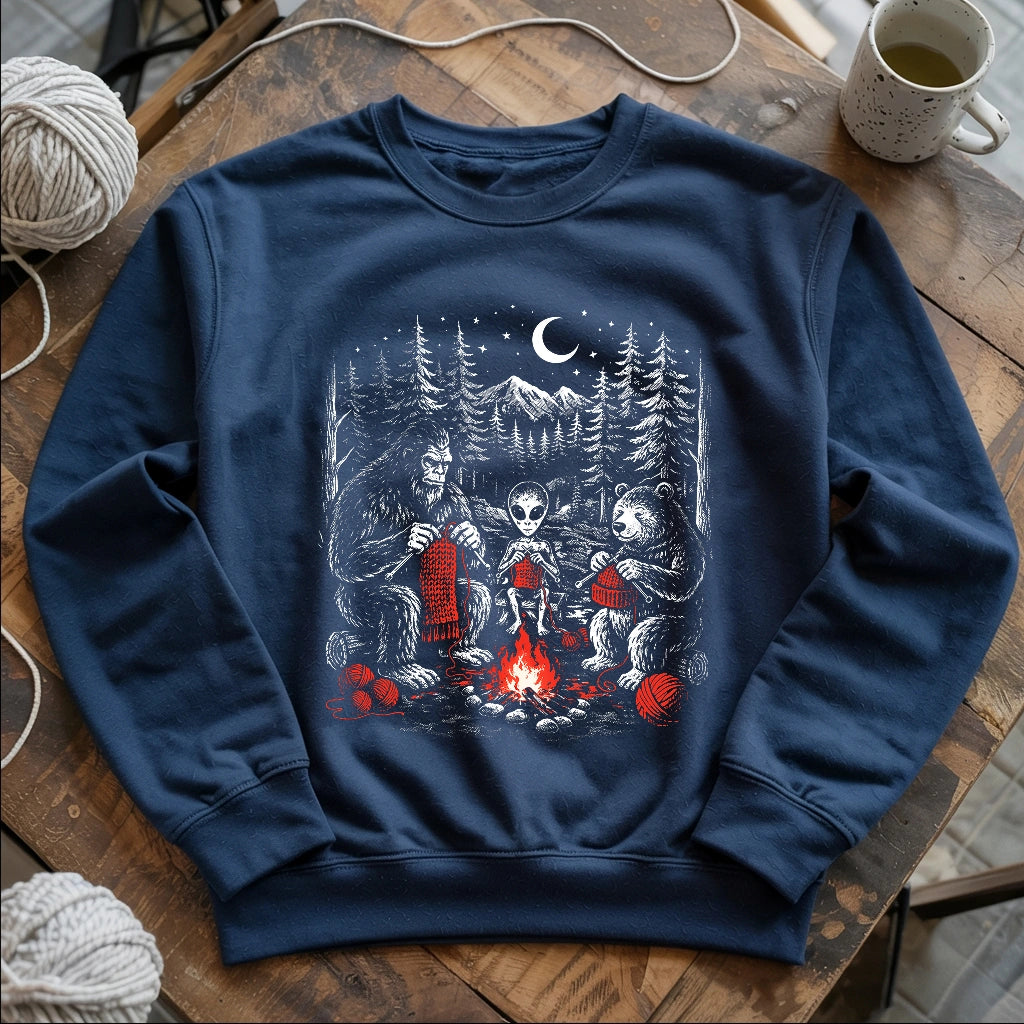 Campfire Vintage Knitting Sweatshirt