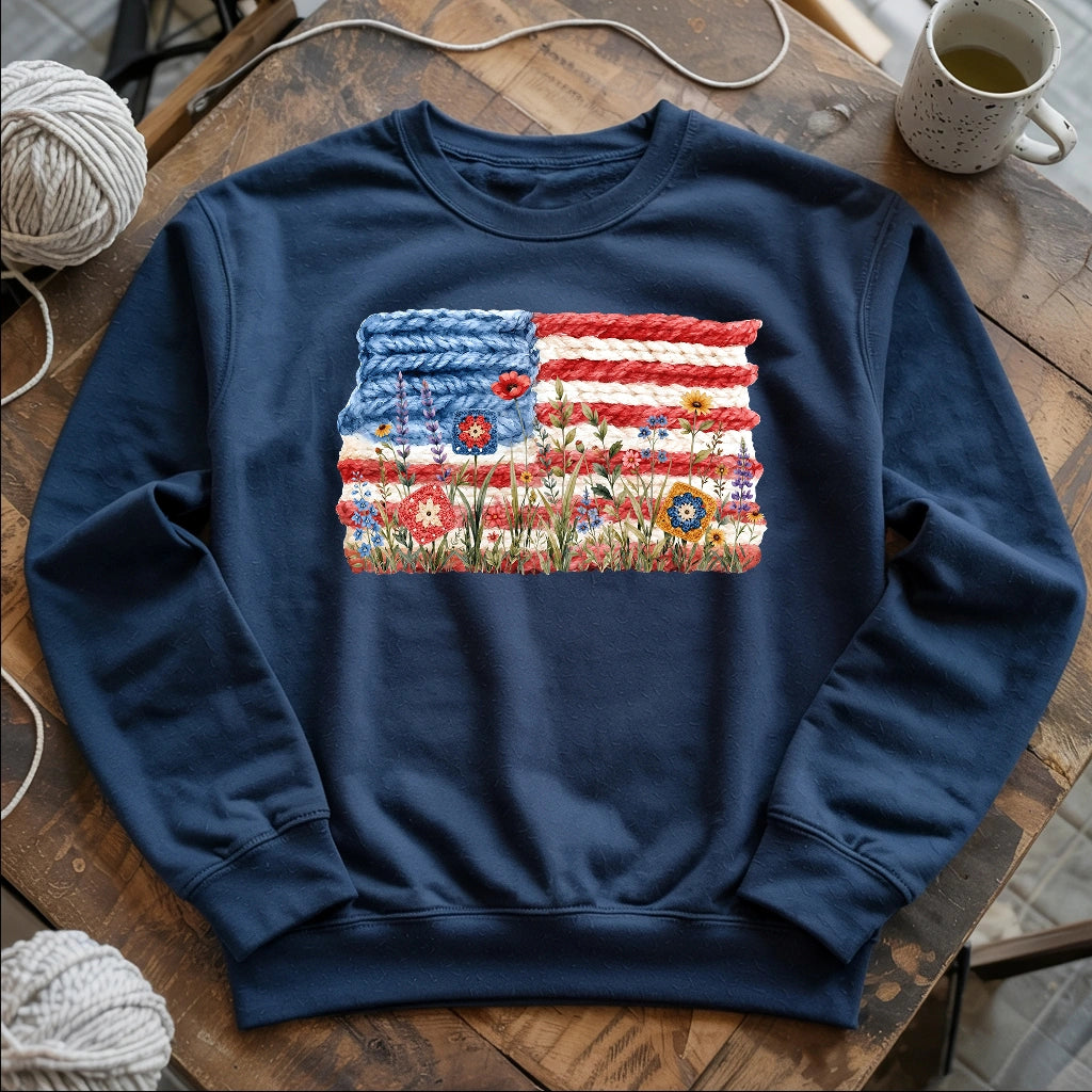 Flowers, Stripes & Skeins Sweatshirt