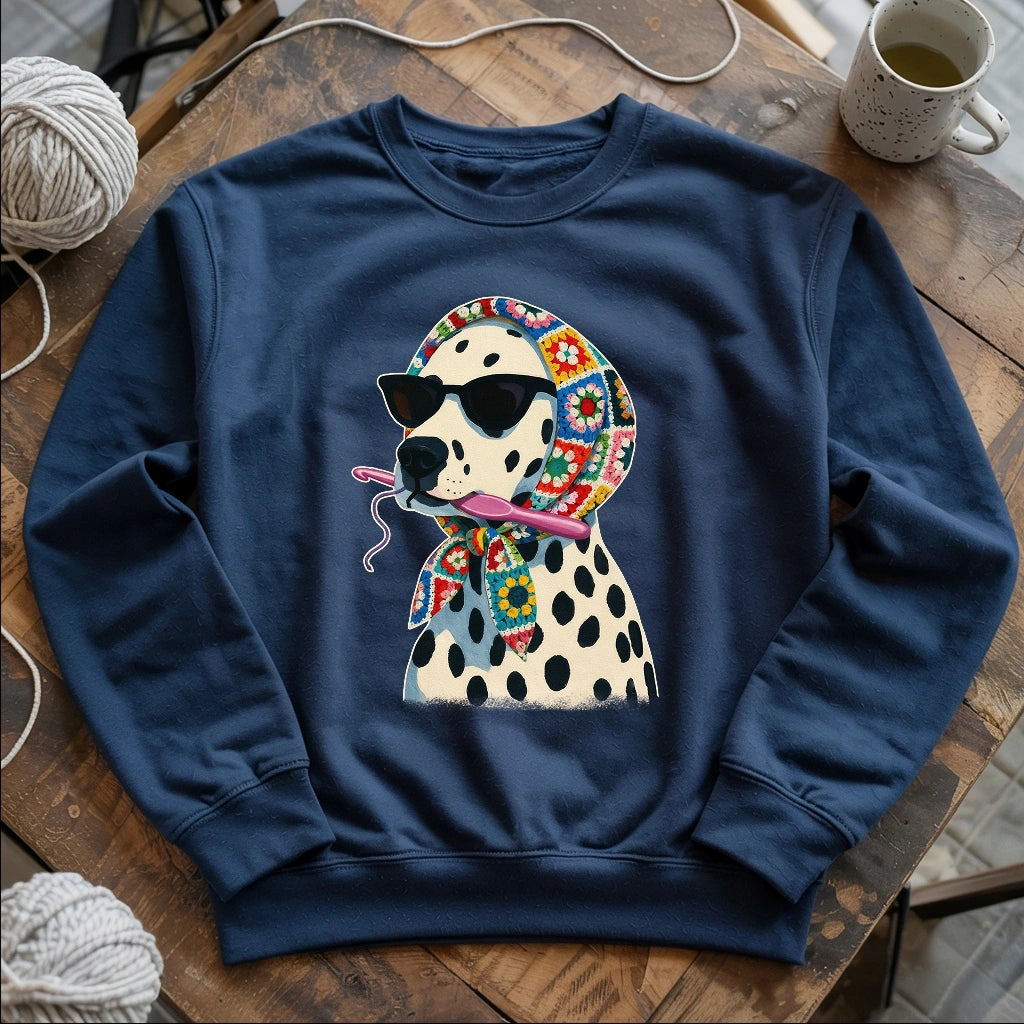 Granny Square Dalmatian Sweatshirt