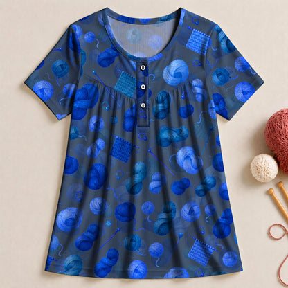 Indigo Knitting Notions Blouse
