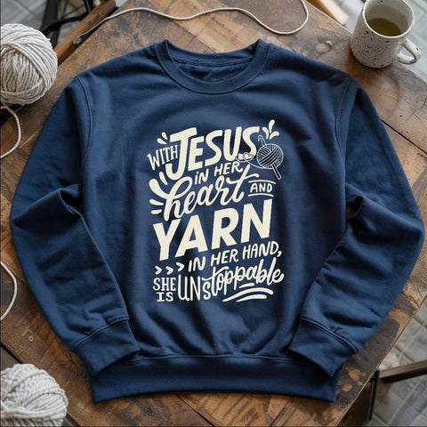 Jesus And Yarn Sweatshirt