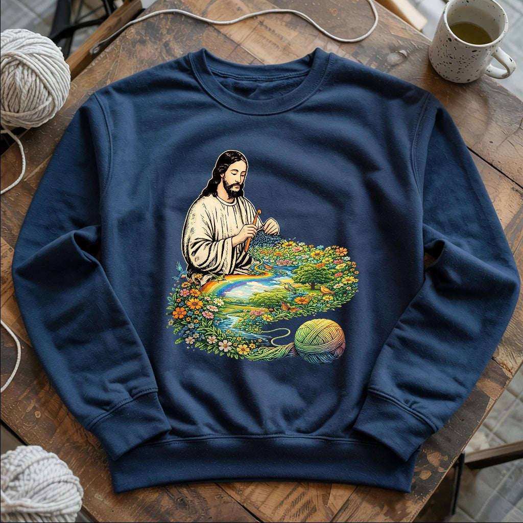 Jesus Crochet Life Sweatshirt