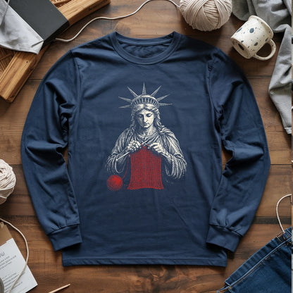 Knitting For Liberty Long Sleeve T-shirt