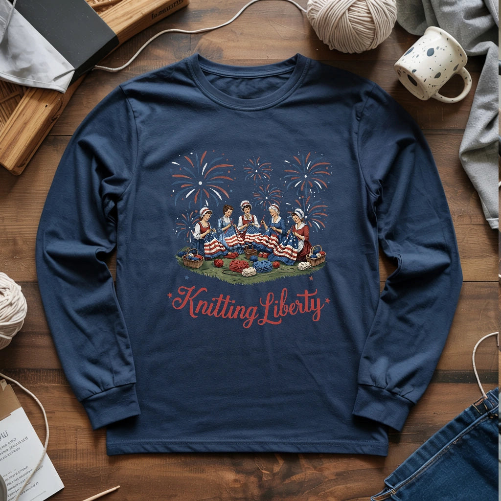 Knitting Liberty Long Sleeve T-shirt