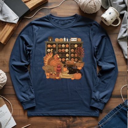 Knitting Turkey Long Sleeve T-shirt