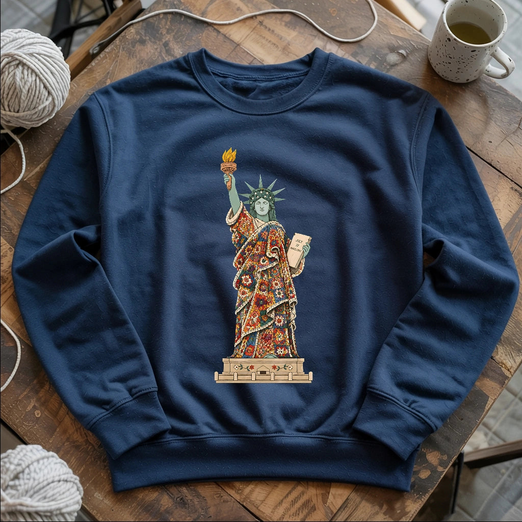 Liberty Covered In Granny Square Sweatshirt