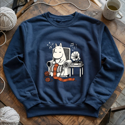 The Gentle Hippo Knitter Sweatshirt